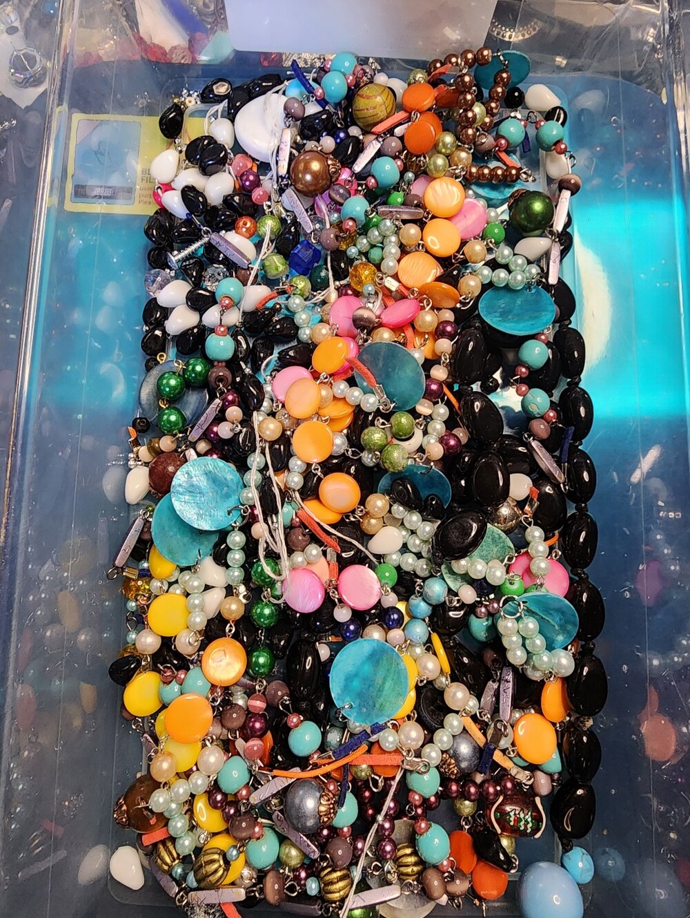 1lb Mixed Bead Various Sizes For Crafting May Or May Not Have Matches  J092326-3